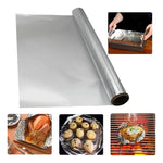 Papel Aluminio Foil Para Cocina Horno Caja Rollo De 10 Mts