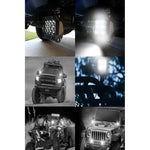 Foco Neblinero Auxiliar Led 60 Watts Autos Camionetas Negro