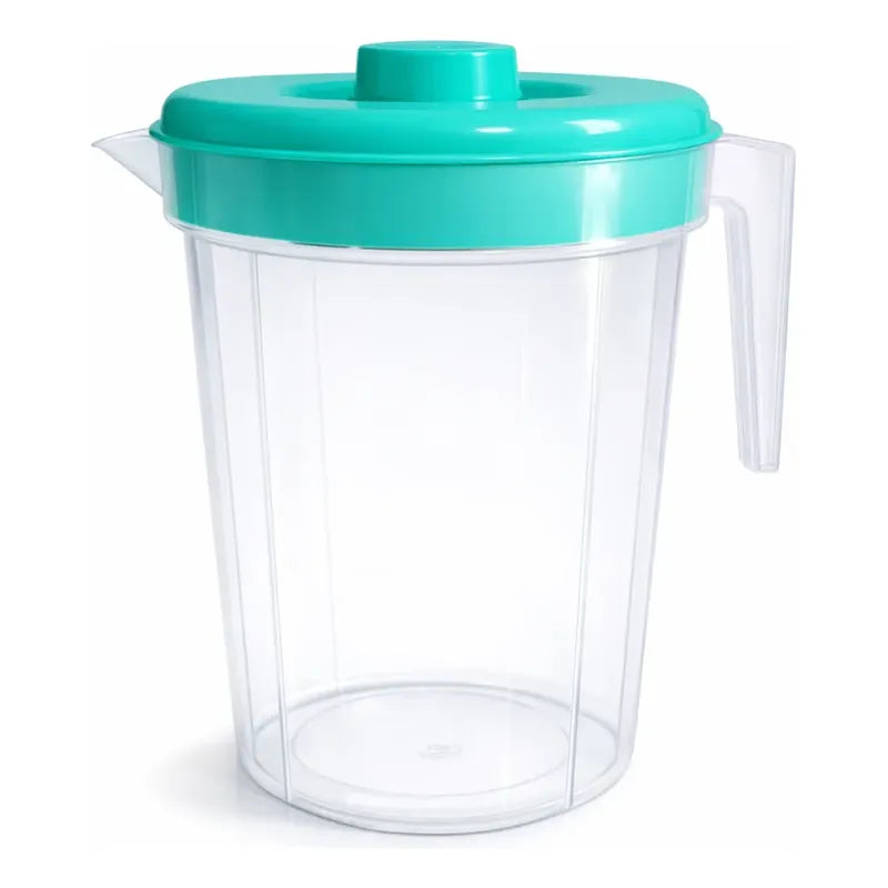 Jarro 4 Litros Plastico Con Tapa Jarra Para Jugo Agua