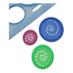 X2 Regla Espirografica Para Realizar Diferentes Diseños