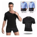 X2 Poleras Compresión Hombre Faja Camiseta Reductora Hombre
