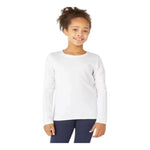 Camiseta Niños Y Niñas Blancas Algodón Manga Larga