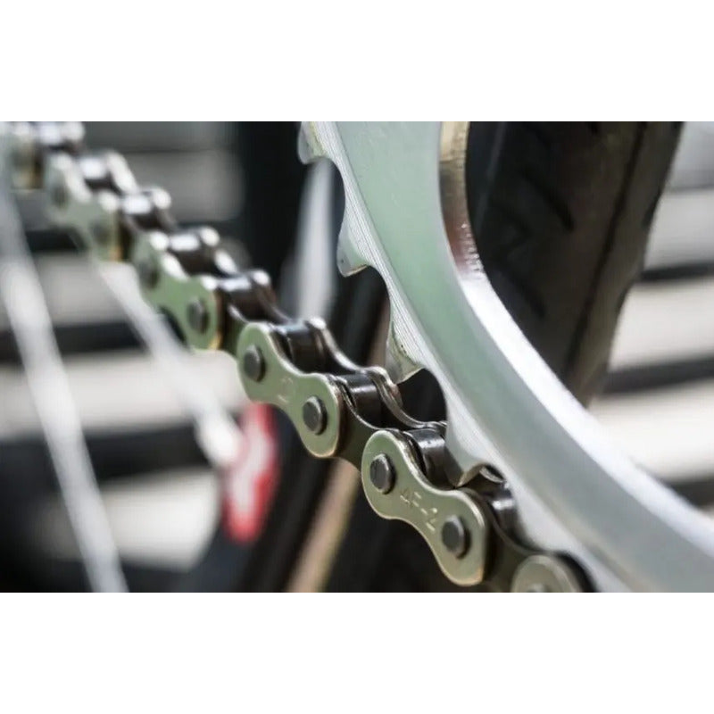 Cadena De Cambio Bicicleta 6/7/8v Paseo Mtb Ruta 1/2 X 3/32 Color Cobre
