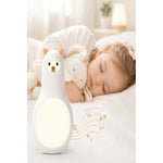 Maquina Ruido Blanco D Alpaca + Altavoz Con Lampara Bebe Blanco
