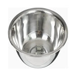 X2 Bol De Acero Inoxidable De 25 Cm Capacidad Para 2 Litros Plateado