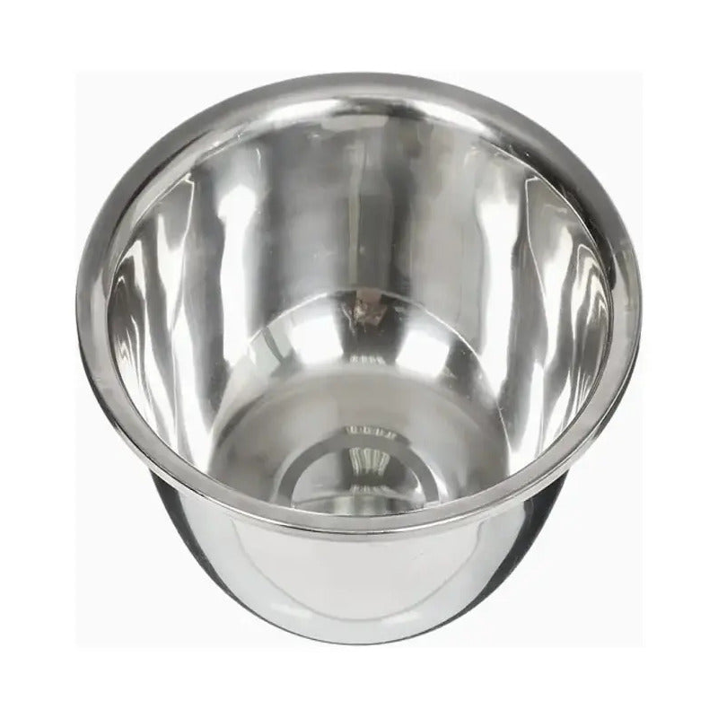 X2 Bol De Acero Inoxidable De 25 Cm Capacidad Para 2 Litros Plateado