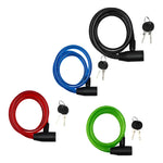 Candado Para Bicicleta Cable De Bloqueo Antirrobo Cerradura A Disponibilidad