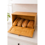 Panera De Bambu Con Puerta Frontal Abatible Rectangular Madera Puerta Frontal Abatible