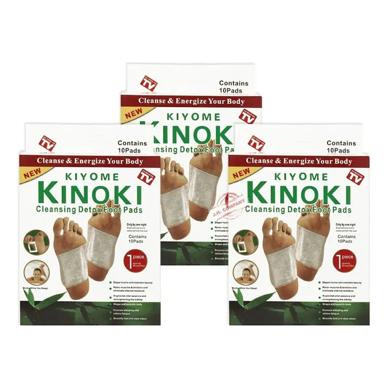 Set 30 Parches Desintoxicantes Para Pies Detox Bambu Y-507