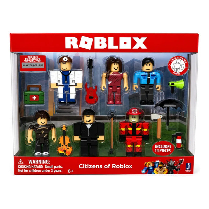 Set 6 Figuras De Acción Roblox Accesorios Juguetes Infantil