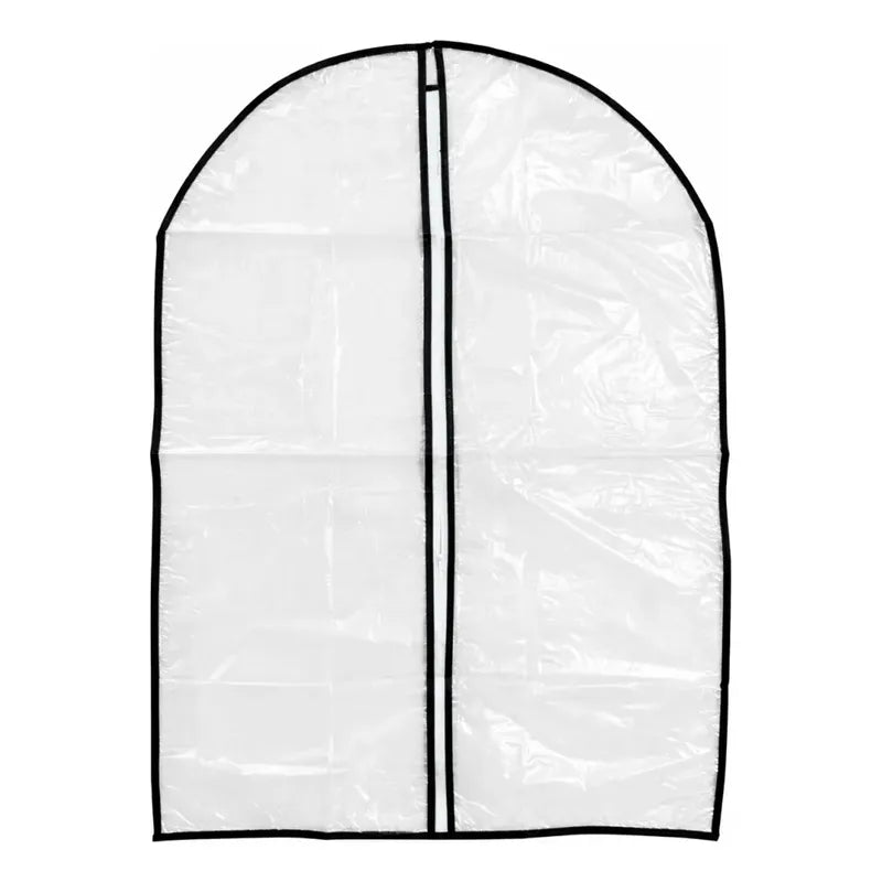 Funda Transparente Proteccion Para Ropa Terno Traje 60x137cm Transparente