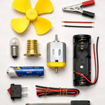 Kit Experimento Cientifico Luz Ventilador Circuito Elctrico