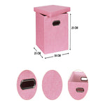 X2 Caja Organizadora Con Tapa De Tela Plegable Mediana