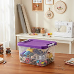 Caja De Plastico Organizadora 14 Litrs Con Broche Vitalplast