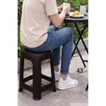 Pack De 3 Pisos Plastico Taburete Cuadrado Banco Silla 46cm
