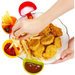 Set De 4 Clips De Inmersión Para Salsas, Everest, Se Ajustan A Platos, Reutilizables Y Prácticos, Ideal Para Fiestas Y Reuniones, Alta Calidad