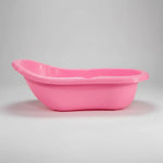 Bañera Bebe Niños Plástico Tina Bebe Ergonómica 78cm Liviana Rosa Lisa