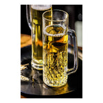 Set De 2 Vasos De Vidrio Cervecero Vaso Shopero De 500 Ml Transparente