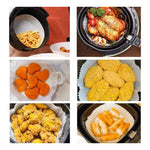 X50 Platos Papel Airfryer Antiadherente 20cm Desechables