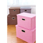 X2 Caja Organizadora Con Tapa De Tela Plegable Pequeña
