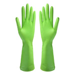 Guantes De Cocina Limpieza Impermeable Largos Multiuso Verde