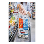 X1 Bolsa Aisladas Frías Y Calientes Para Compra De Alimentos Plateado