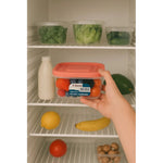 Set De 4 Taper Hermetico Contenedore Cuadrado Alimento 830ml Surtidos