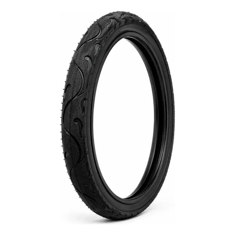 X1 Neumático Bicicleta 20x2.125 Liso Resistente Rodado Suave Negro