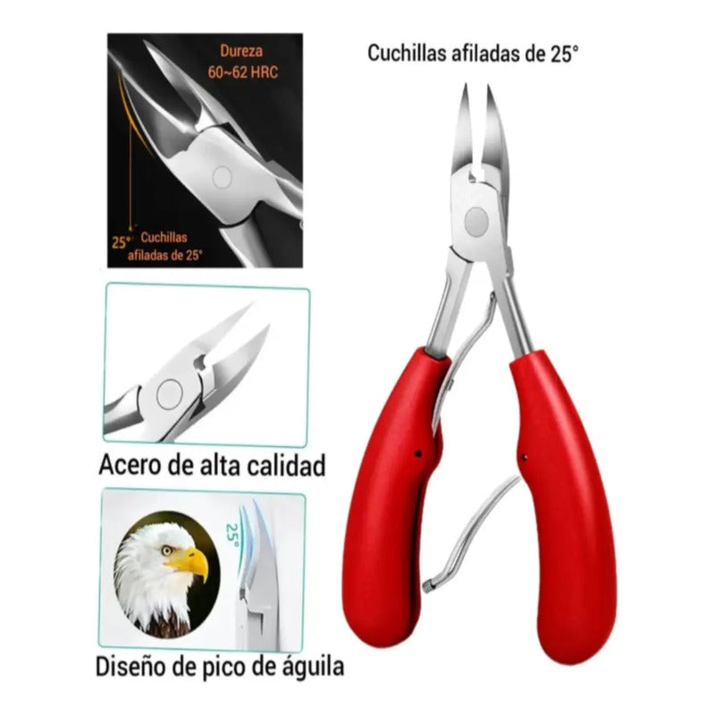 Cortauñas Potentes Para Uñas Enterradas De Acero Inoxidable