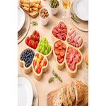 Tabla Para Servir Aperitivos Y Picoteo Picnic Diseño Trebol Madera
