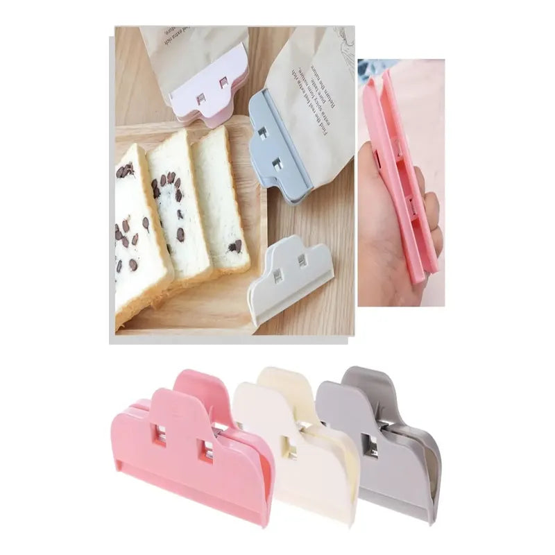 Clips Sellado Portatil Para Almacenamiento De Alimentos X6