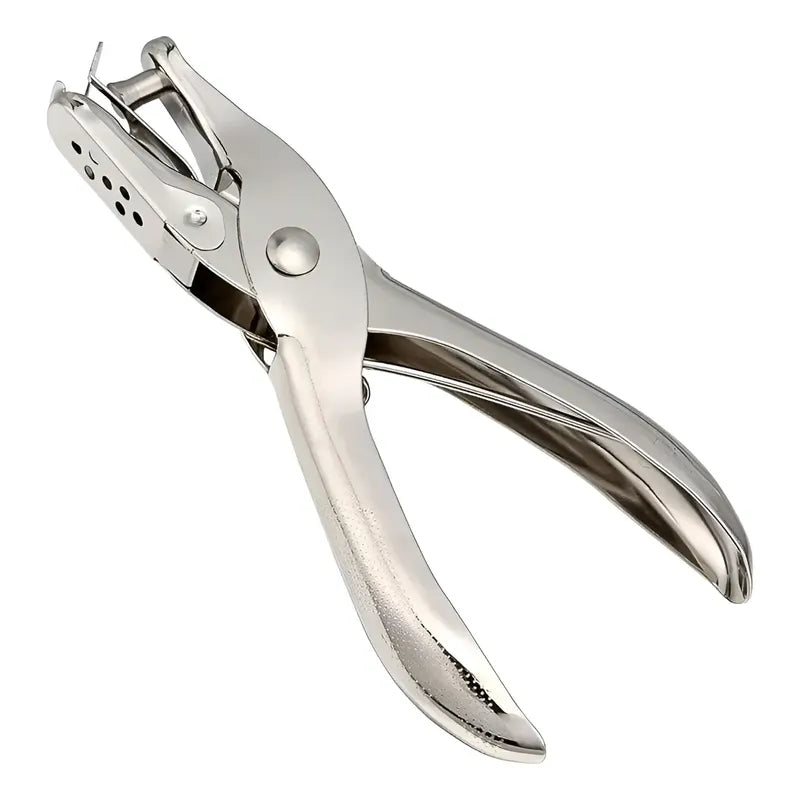 Pinza Perforadora De Papel De 6 Mm, Perforadora, Cortador Gris