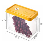 Caja Organizadora Para Refrigerador Con Tapa Y Mango Color