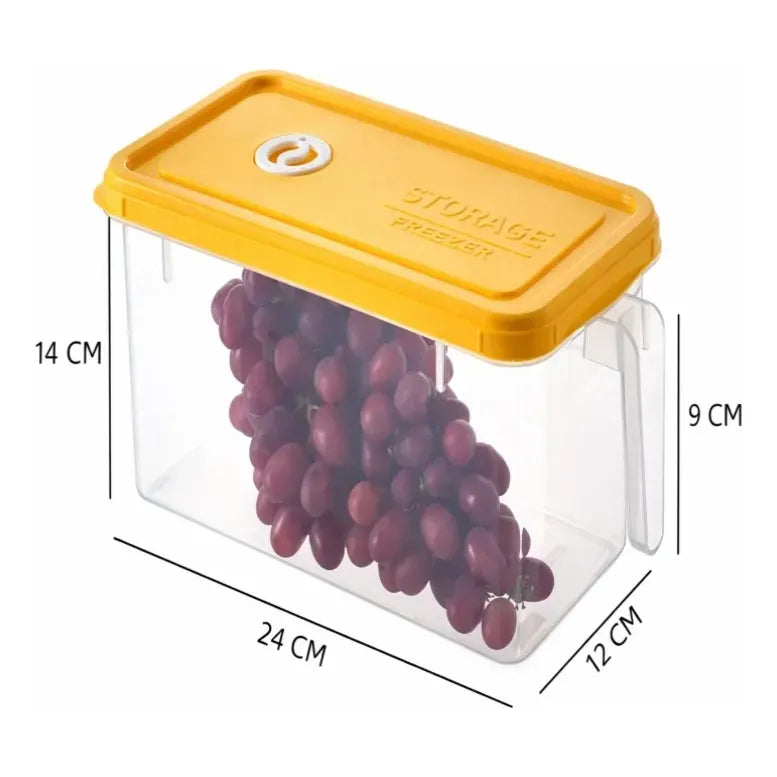 Caja Organizadora Para Refrigerador Con Tapa Y Mango Color