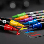 Set De 12 Marcadores Acrílicos Para Uñas De Doble Punta Doble Punta