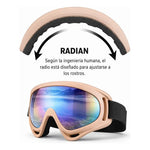 Antiparra De Nieve Lentes Para Ski Y Snowboard Gafas Esquiar Negro Amarillo