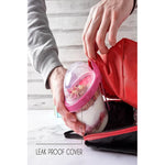 X2 Vaso Para Yogurt Frutas Y Cereales Con Cuchara 500ml Variados