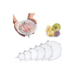 6 Tapas Silicona Extensible Anti Escurrimientos Sellado