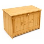 Panera De Bambu Con Puerta Frontal Abatible Rectangular Madera Puerta Frontal Abatible