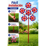 Remolino Decorativo Bandera Chile Para Fiestas Patrias Flor