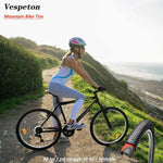 X2 Neumáticos + 2 Camaras Bicicleta Aro 29 X 2.125 Plegables Negro