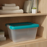 Caja De Plastico Organizadora 14 Litrs Con Broche Vitalplast