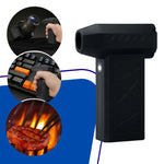 Mini Secador De Aire Turbo Jet De Velocidad Recargable Negro