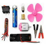 Kit Experimento Cientifico Luz Ventilador Circuito Elctrico