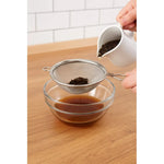 Cernidor Colador Escurridor Con Mango De Malla Acero 20cm Acero Inoxidable