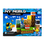Minecraft Set Cubos Magnéticos Caja Pixel Diseños 32 Piezas 32 Minecraf