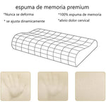X12 Almohada Ortopédica  Cervical Terapéutica Memoria Cuello Blanco