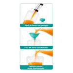 Dispensador Exprimidor De Zumo Compota Papilla + 10 Bolsas Agua