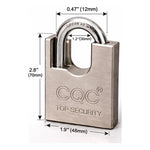 1 Candado De Seguridad 70mm Antirobo Triduro Grande 3