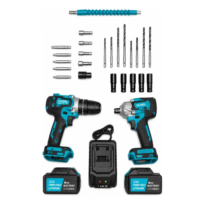 Llave De Impacto Y Taladro Tasbel Inalambricos Electrico 98v